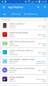 App Watcher - Updates notifier