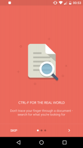CTRL-F - Search the real world