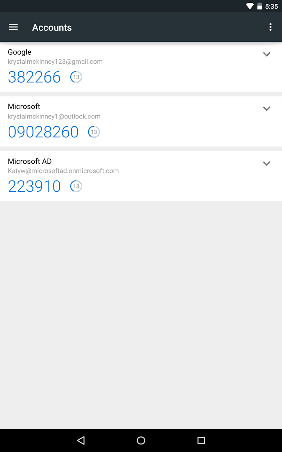 ms authenticator app android