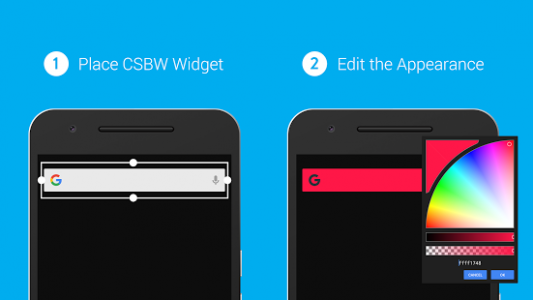 Custom Search Bar Widget CSBW