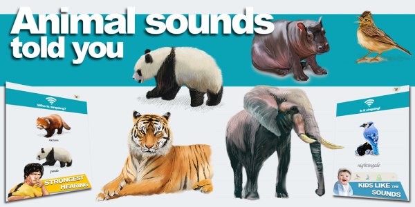 Animal sounds told you