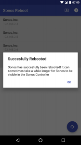 Sonos Reboot