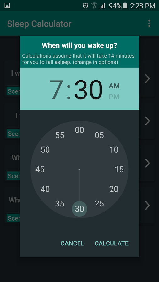 Sleep cycle calculator