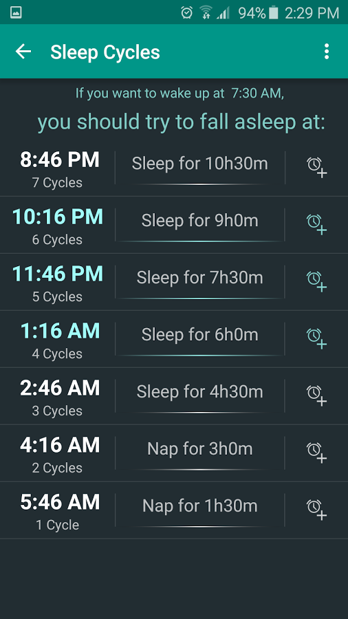 grande romano Anciano Sleep Calculator » Apk Thing - Android Apps Free Download
