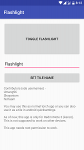 Flashlight Tile Fix Kenzo