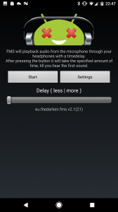 FMS - Audio delay