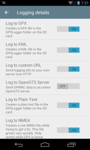 GPS Logger for Android