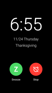 New Alarm: Clock with Holidays