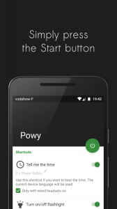 Powy - Power button shortcuts
