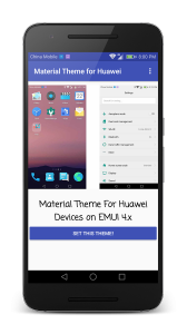 Material Theme for Huawei EMUI