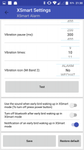 Mi Band Smart Alarm (XSmart)